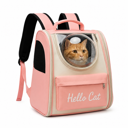 Sac a Dos Chat - Hello Cat Mission Spatiale pour Votre Animal de Compagnie Pour toi Mon chat