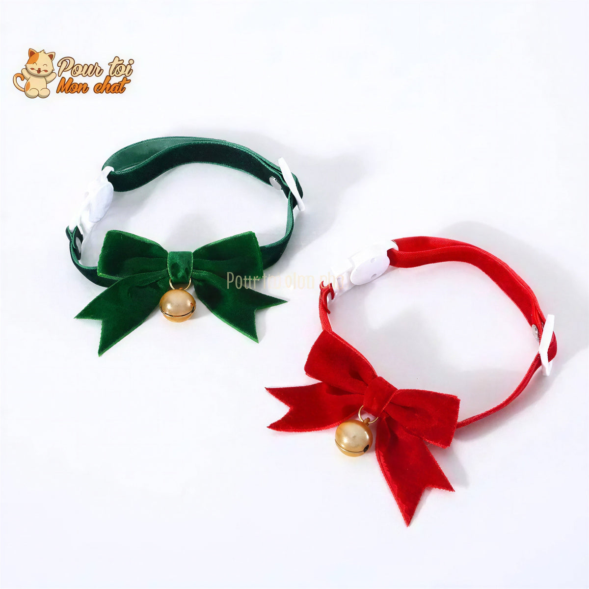 Noël - Nœud papillon de Noël - Pour Chat et Chien – Chat’nœud’Pap’™ Pour toi Mon chat