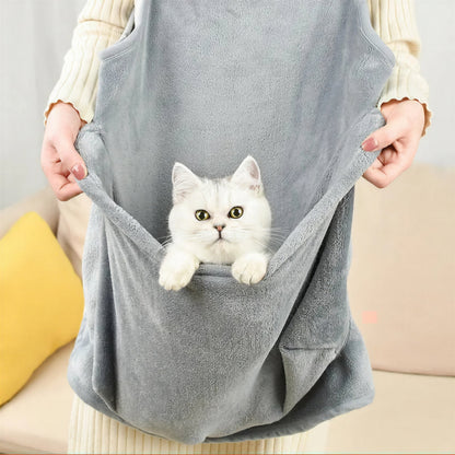Tablier de transport de chat Pour toi Mon chat