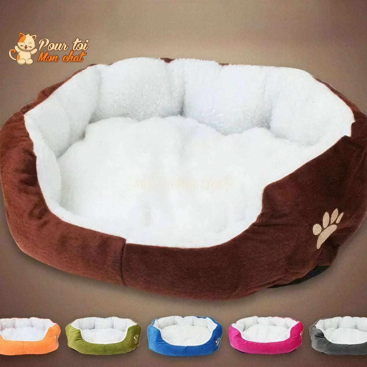 Coussin chat, maison pour chat, niche pour chat, Confort'Chat™ Pour toi Mon chat