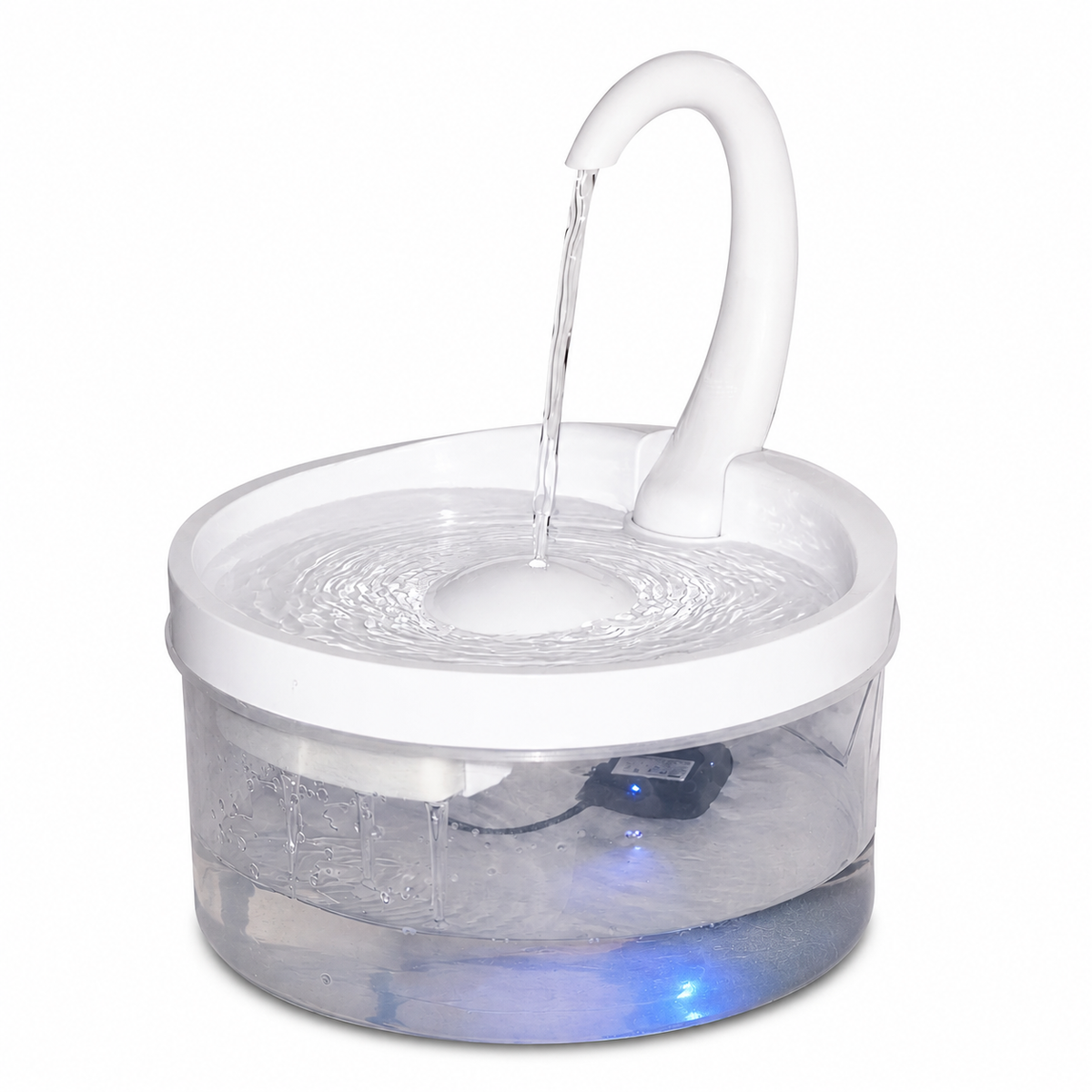 Fontaine à eau automatique silencieuse avec filtration et lampe pour chat Pour toi Mon chat