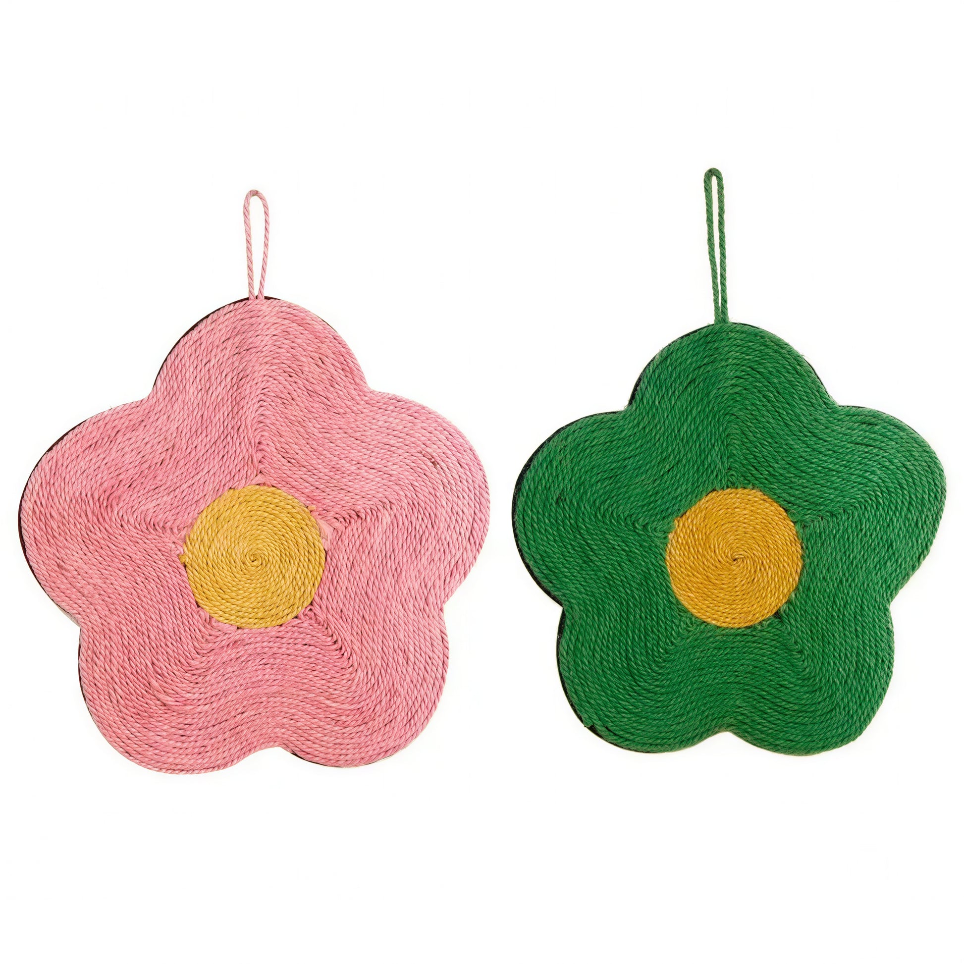 Tapis à griffes de chat en sisal à forme de fleur - vue 4