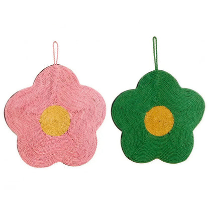 Tapis à griffes de chat en sisal à forme de fleur - vue 4