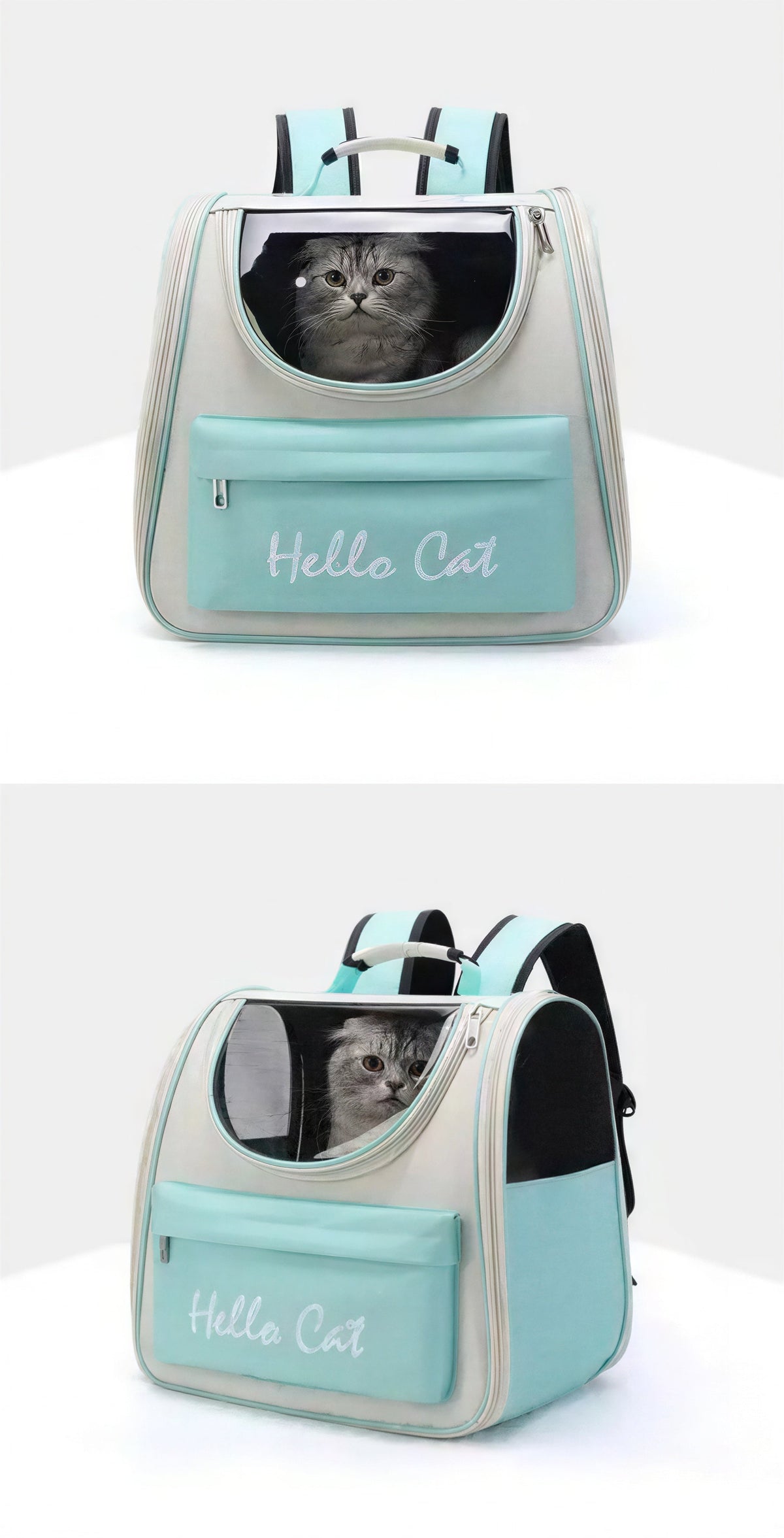 Sac à dos de transport respirant pour chat Pour toi Mon chat