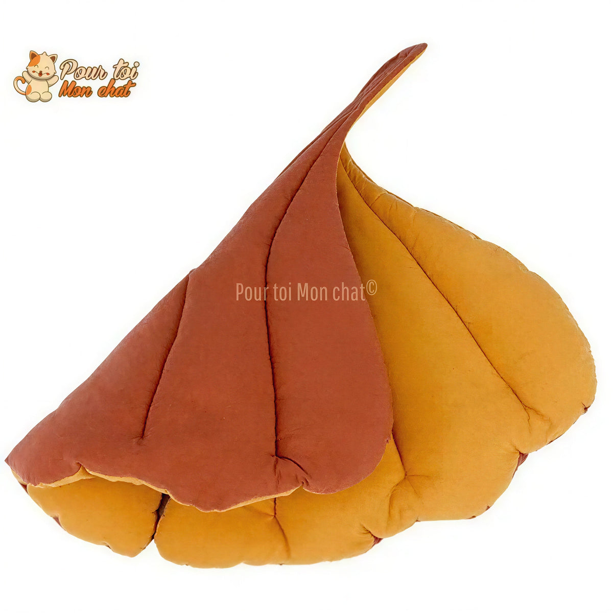TAPIS, LIT, COUSSIN DOUX EN FORME DE FEUILLE POUR CHAT – FEUILL’À’CHAT™ Pour toi Mon chat