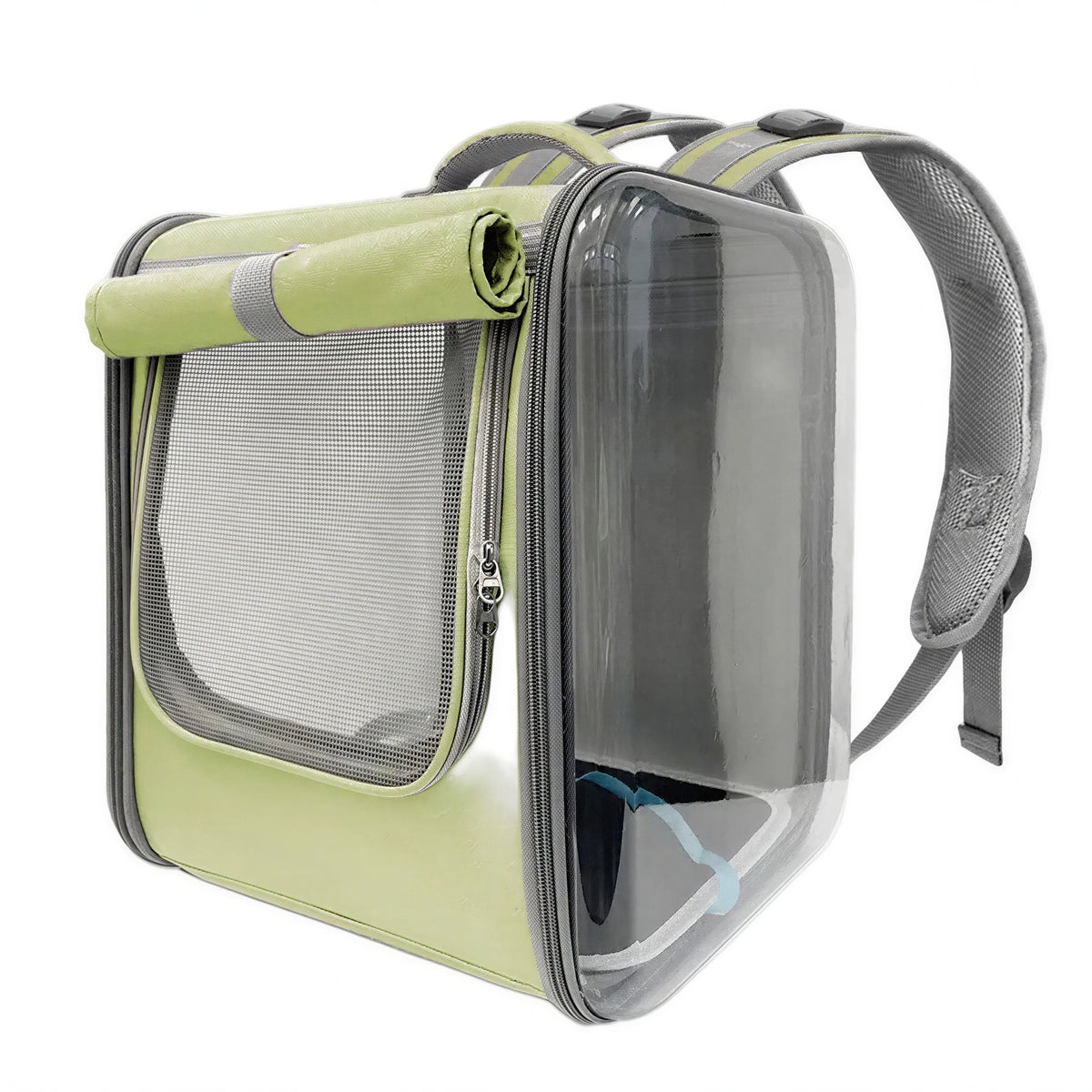 Sac à dos carré de transport spacieux pour chat Pour toi Mon chat