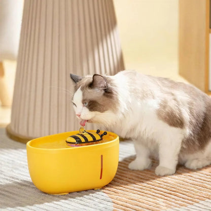 Distributeur Eau Chat Électrique Filtrant et Silencieux Pour toi Mon chat