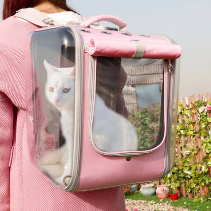 Sac à dos pour chat portable et respirant Pour toi Mon chat