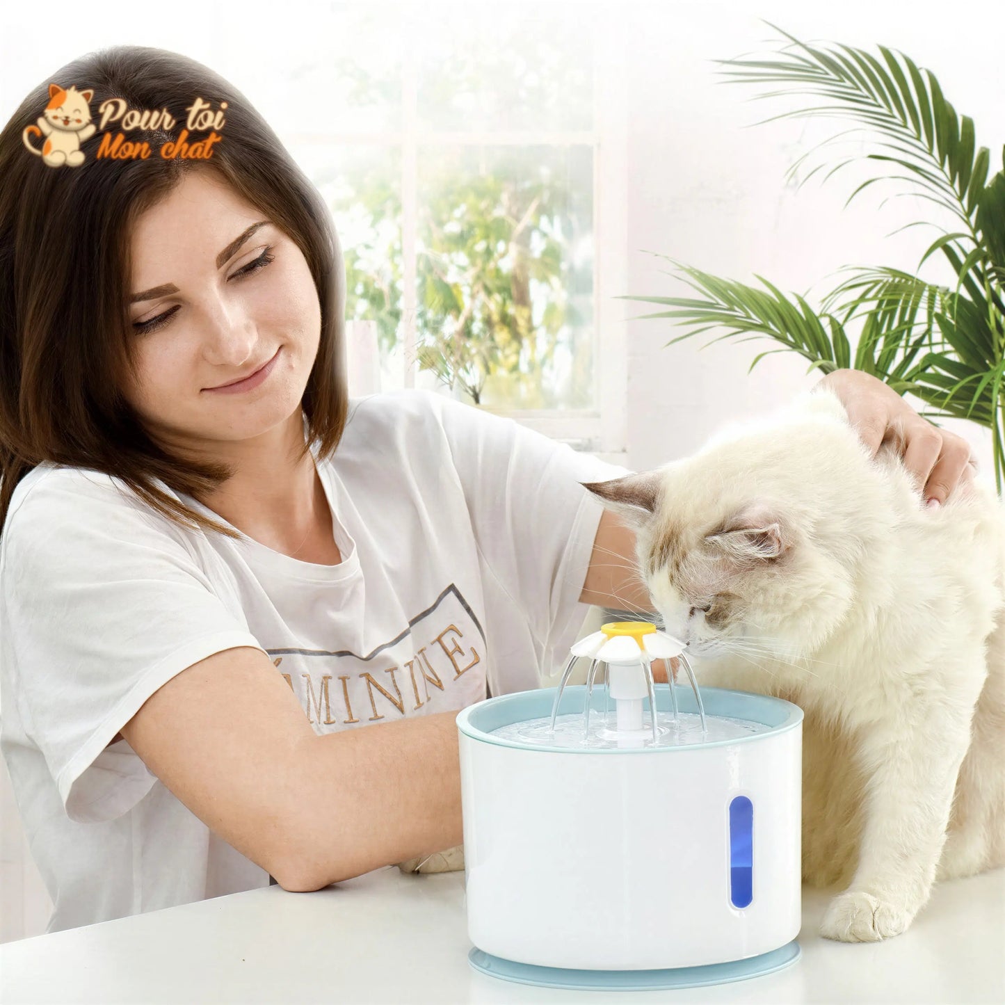 Fontaine à Eau Silencieuse pour Chat - WaterCat™ Pour toi Mon chat