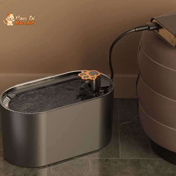 Fontaine d'eau automatique ultra-silencieuse pour chat Pour toi Mon chat