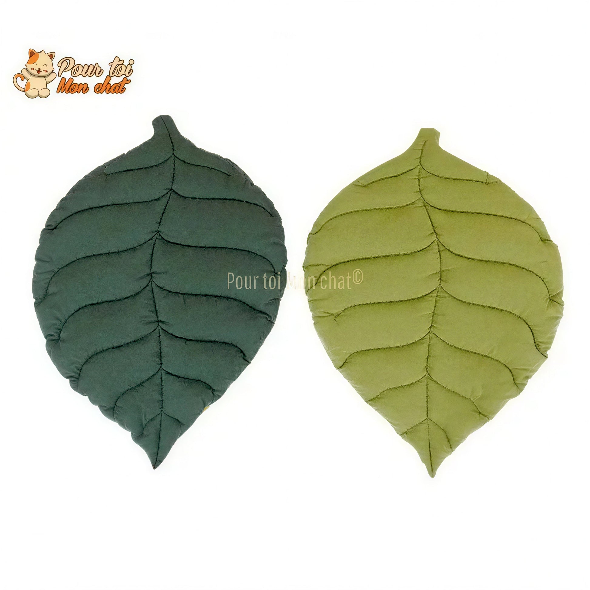 TAPIS, LIT, COUSSIN DOUX EN FORME DE FEUILLE POUR CHAT – FEUILL’À’CHAT™ Pour toi Mon chat