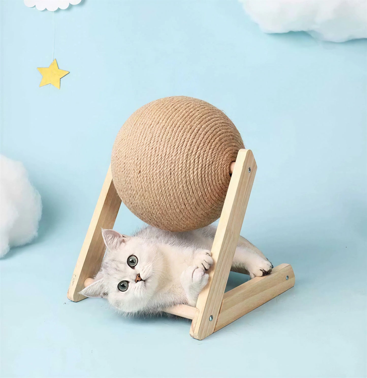 Griffoir brosse boule pour chat - Grif'Ball'Cat™ Pour toi Mon chat