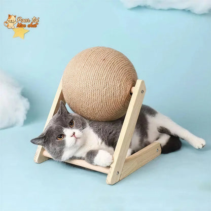 Griffoir brosse boule pour chat - Grif'Ball'Cat™ Pour toi Mon chat