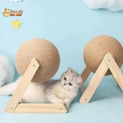 Griffoir brosse boule pour chat - Grif'Ball'Cat™ Pour toi Mon chat