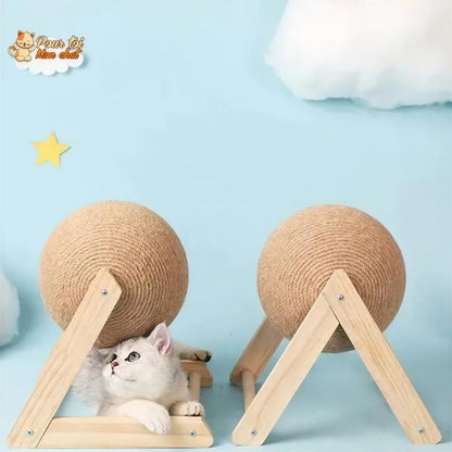 Griffoir brosse boule pour chat - Grif'Ball'Cat™ Pour toi Mon chat