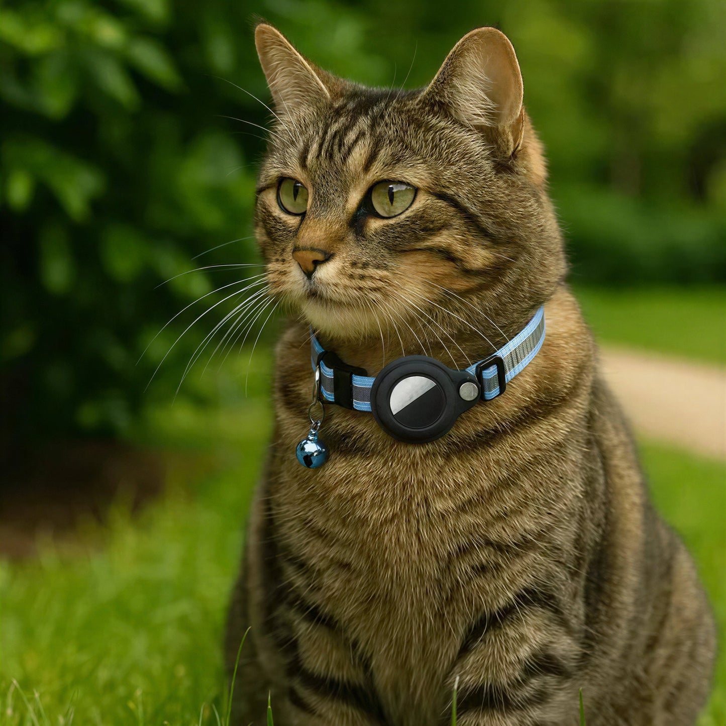 Collier GPS Chat - Support Airtag, Collier de Suivi Anti Perte Pour toi Mon chat
