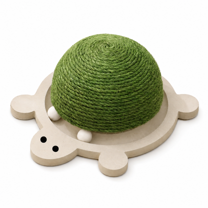 Jouet à gratter durable en forme de tortue en sisal pour chat Pour toi Mon chat