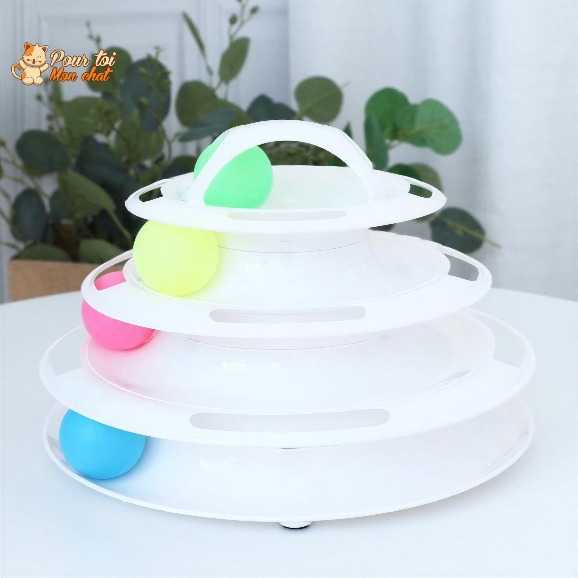 Jouet pour Chat avec Balles - Jeu2pistes™ Pour toi Mon chat