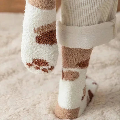 Cadeau Fan De Chat Chaussettes En Forme De Patte De Chat Douce - vue 8