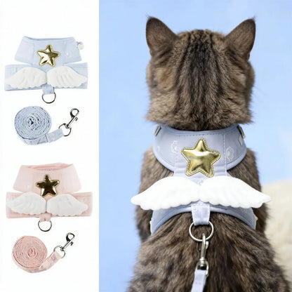 Harnais pour Chat Aile d'Ange Pour toi Mon chat