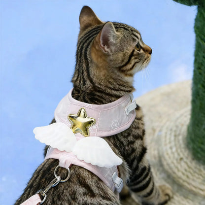 Harnais pour Chat Aile d'Ange Pour toi Mon chat