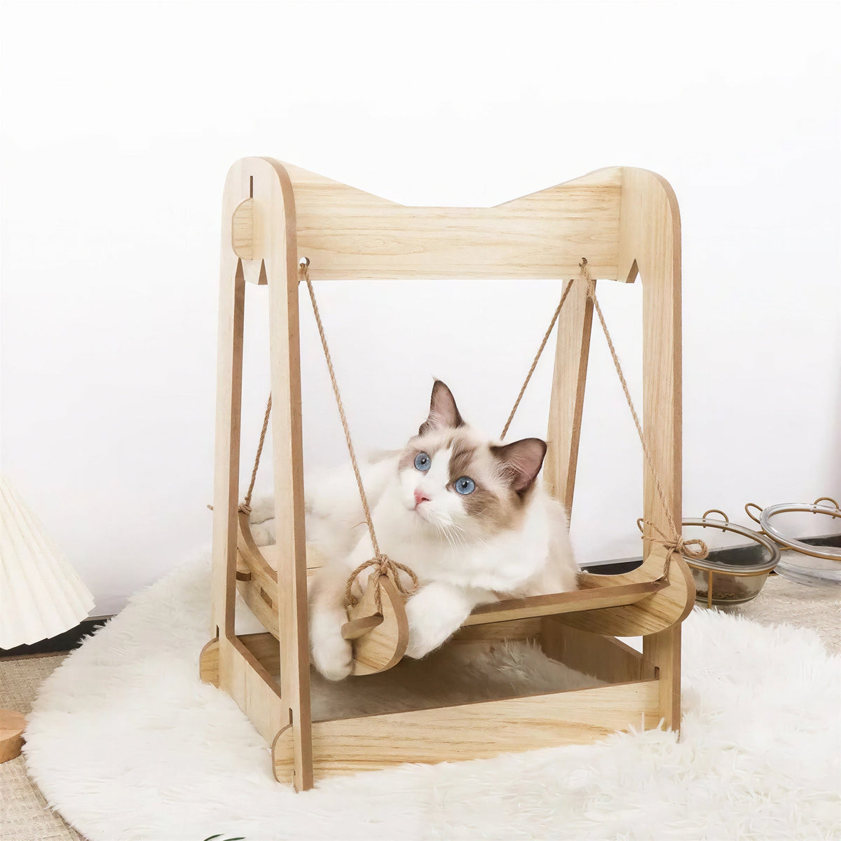 Lit hamac en bois pour chat Pour toi Mon chat