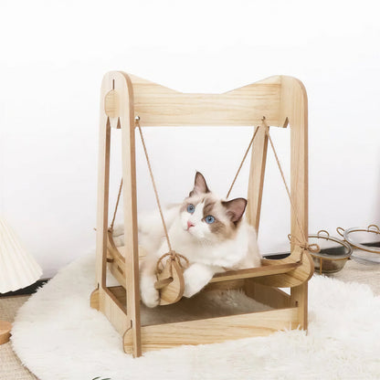 Lit hamac en bois pour chat Pour toi Mon chat