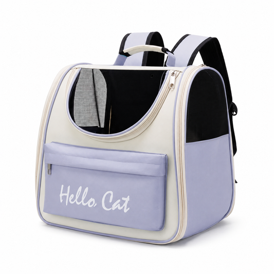 Sac de transport respirant pour chat Pour toi Mon chat