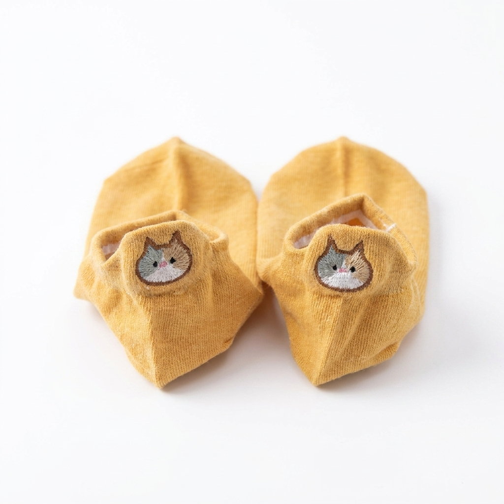 Cadeau Fan De Chat Chaussettes Avec Motif Chat Aux Talons Pour toi Mon chat