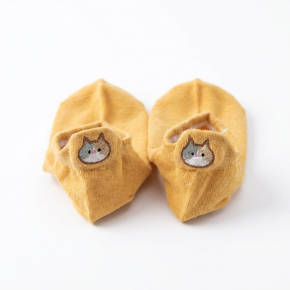 Cadeau Fan De Chat Chaussettes Avec Motif Chat Aux Talons Pour toi Mon chat