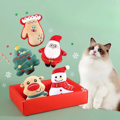 Lot de 5 Jouets pour Chat de Noel Pour toi Mon chat