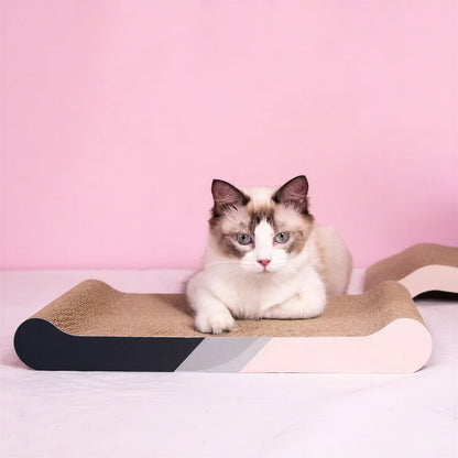 Planche à gratter en papier ondulé résistant à l'usure pour chat - vue 2