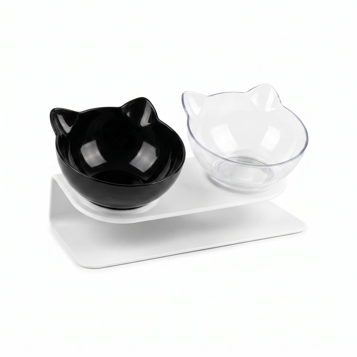 Gamelle Tête de Chat 2 en 1 - Cat'Twin'Bowl™ Pour toi Mon chat