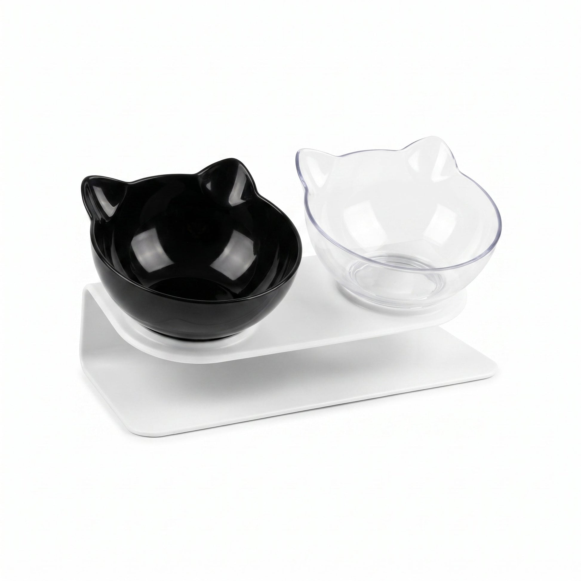Gamelle Tête de Chat 2 en 1 - Cat'Twin'Bowl™ Pour toi Mon chat