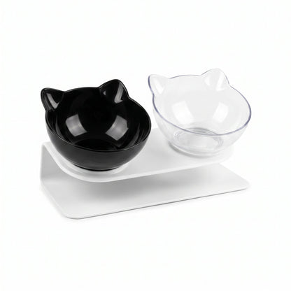 Gamelle Tête de Chat 2 en 1 - Cat'Twin'Bowl™ Pour toi Mon chat