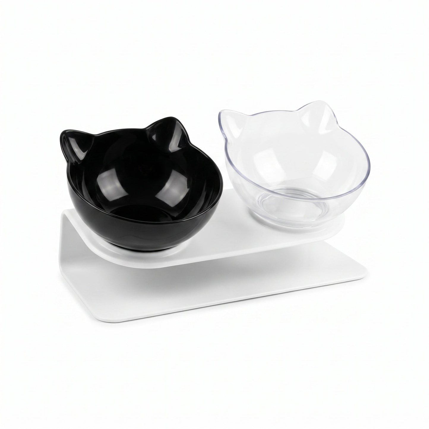 Gamelle Tête de Chat 2 en 1 - Cat'Twin'Bowl™ Pour toi Mon chat