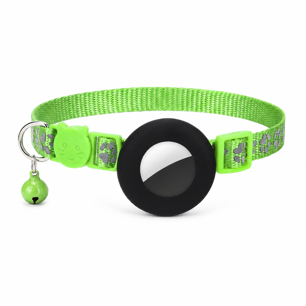 Collier Chat Anti Étranglement à Dégagement Rapide avec Emplacement pour Traqueur Pour toi Mon chat