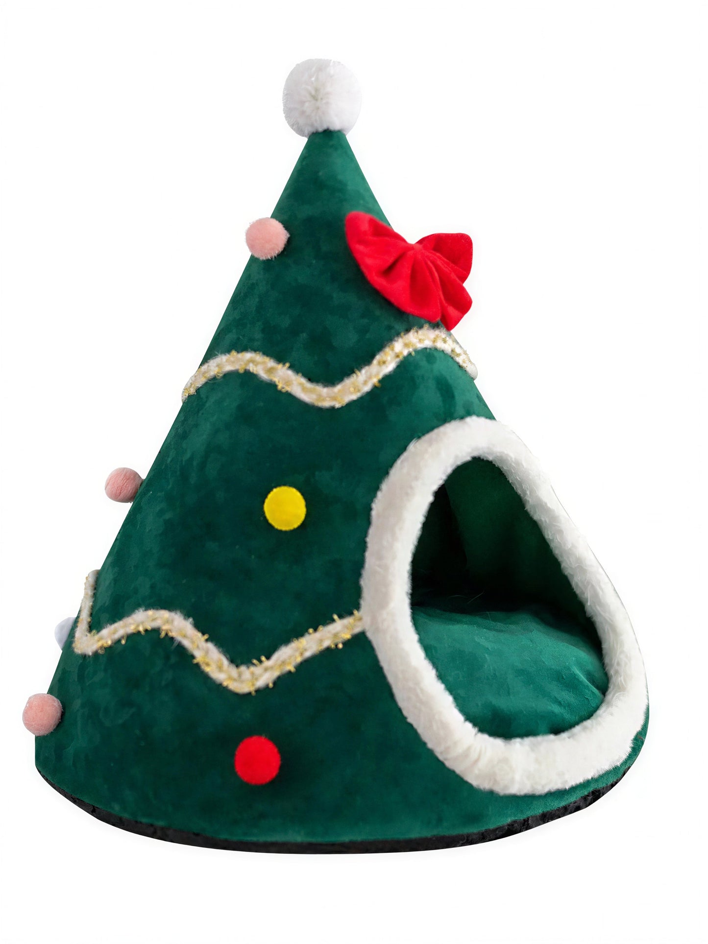 Cabane Pour Chat En Forme De Sapin De Noël Pour toi Mon chat