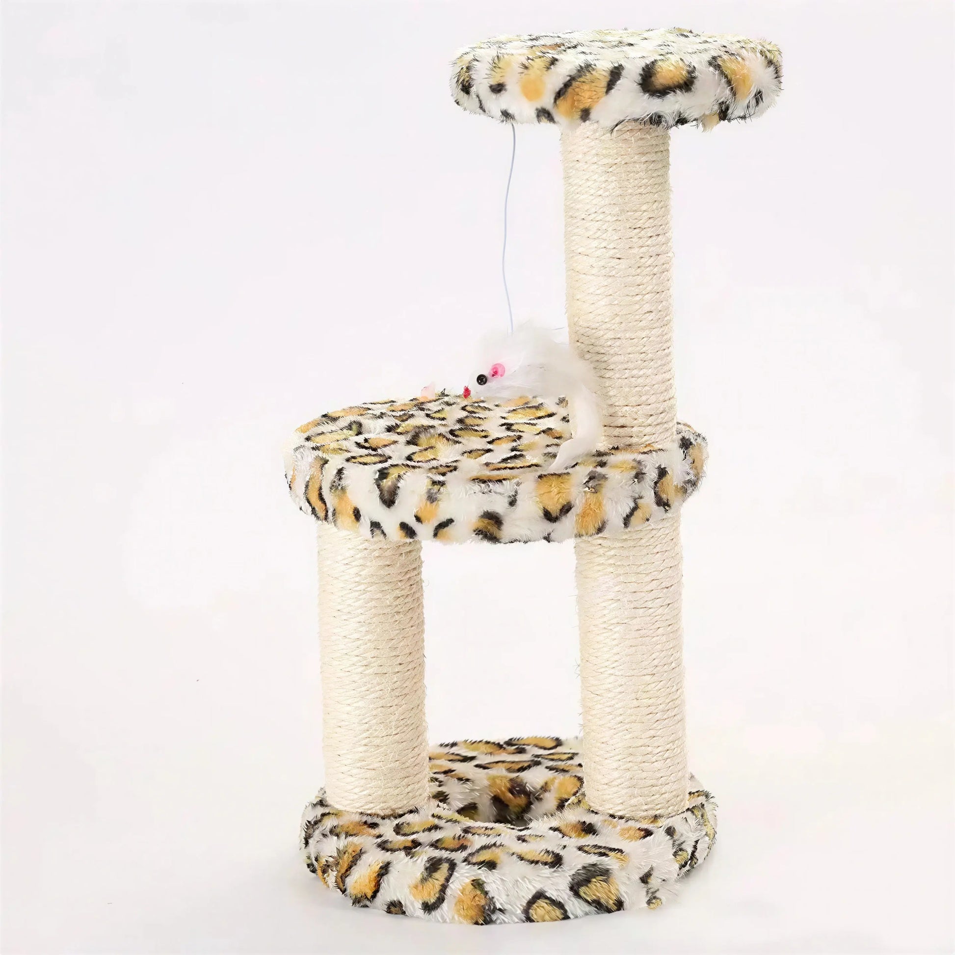 Jouet à gratter en sisal avec souris pour chat Pour toi Mon chat