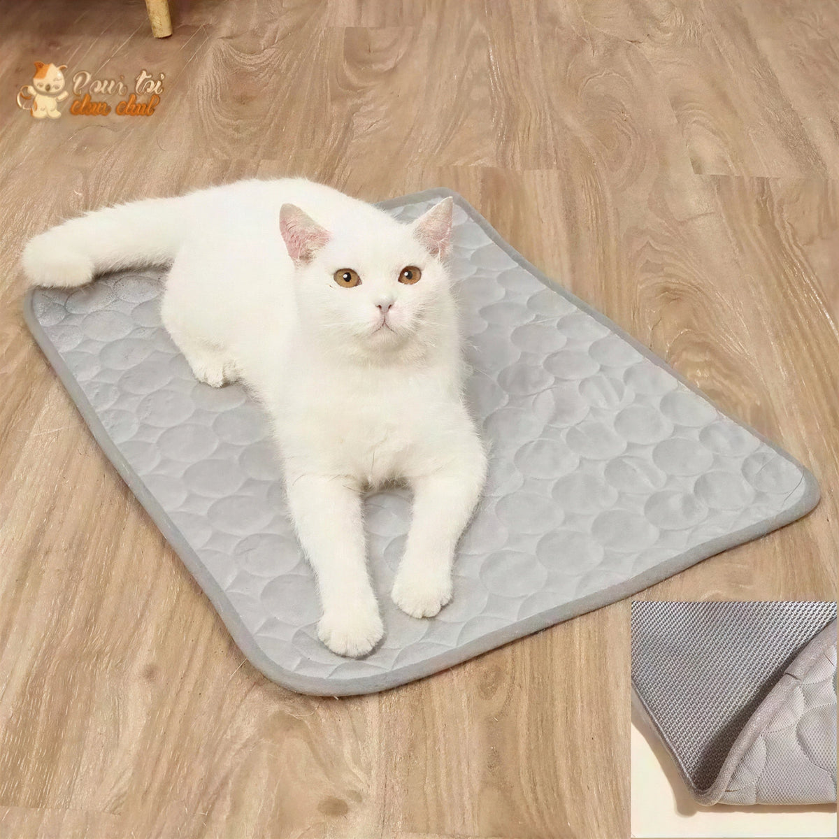 Tapis rafraîchissant & reposant - CHATauFrais™ Pour toi Mon chat