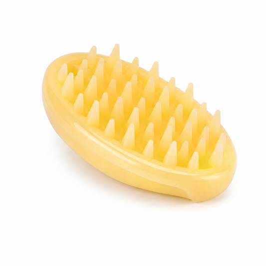 Brosse de massage en poils doux de silicone pour chat Pour toi Mon chat