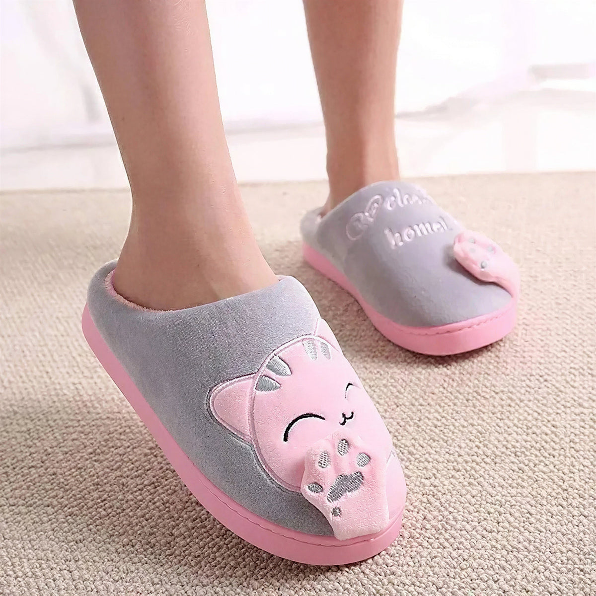 Cadeau Fan De Chat Chausson Avec Chat Mignon Pour toi Mon chat