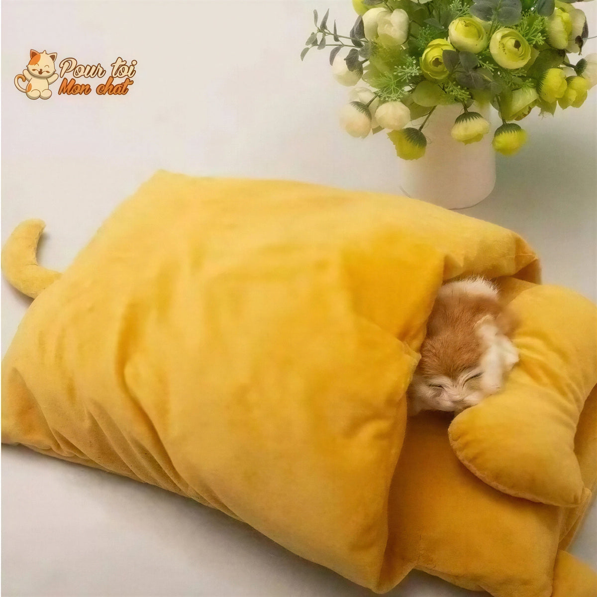 Lit de couchage tout doux - pour Chat - NITOUDOUX™ Pour toi Mon chat