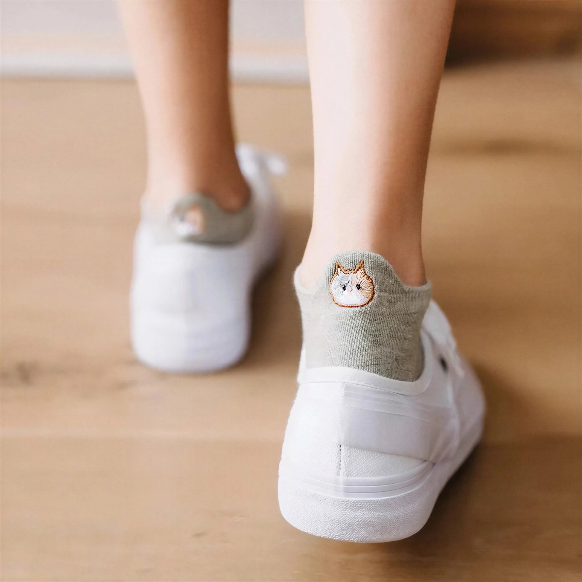Cadeau Fan De Chat Chaussettes Avec Motif Chat Aux Talons Pour toi Mon chat
