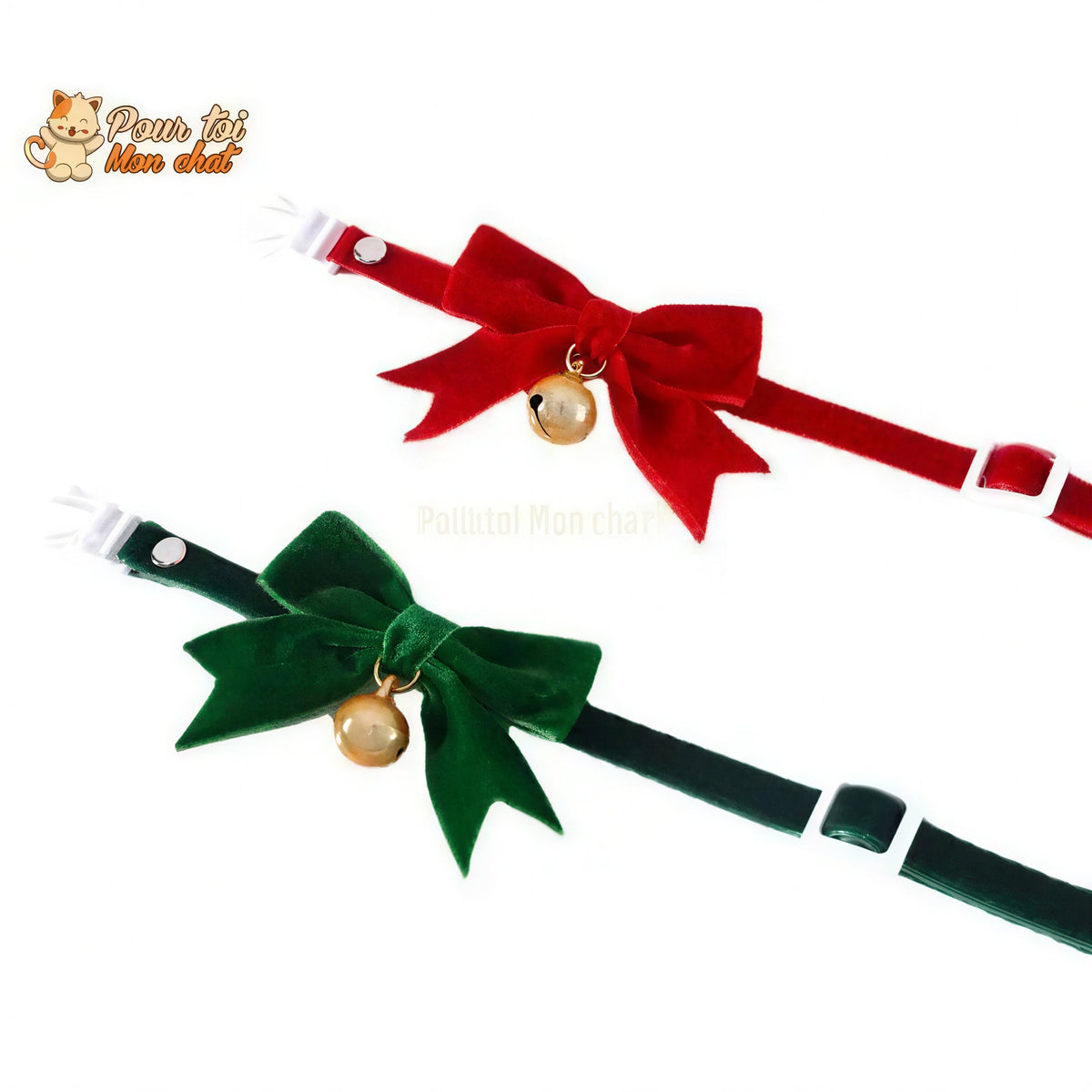 Noël - Nœud papillon de Noël - Pour Chat et Chien – Chat’nœud’Pap’™ Pour toi Mon chat