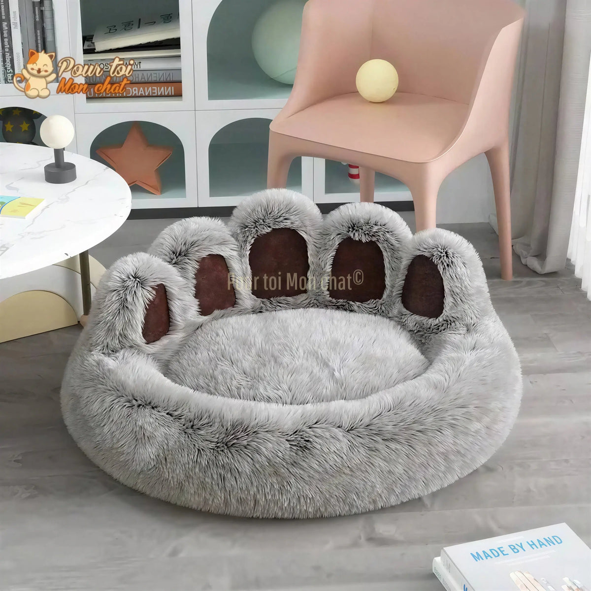 LIT À GRIFFES D’OURS POUR CHAT - TEDDYCAT™ Pour toi Mon chat