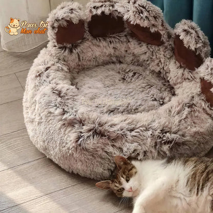 LIT À GRIFFES D’OURS POUR CHAT - TEDDYCAT™ Pour toi Mon chat