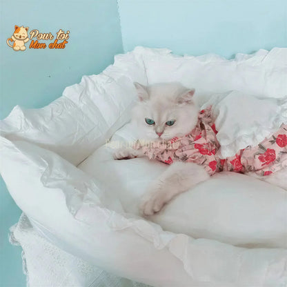 LIT COUSSIN DE PRINCESSE MIGNON EN DENTELLES POUR CHAT – Chat’dentelles™ Pour toi Mon chat