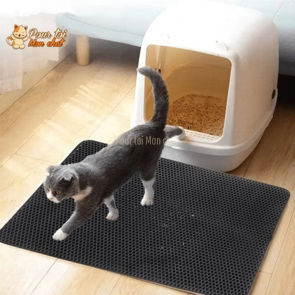 Tapis capteur de litière pour chats - StopLitière™ Pour toi Mon chat