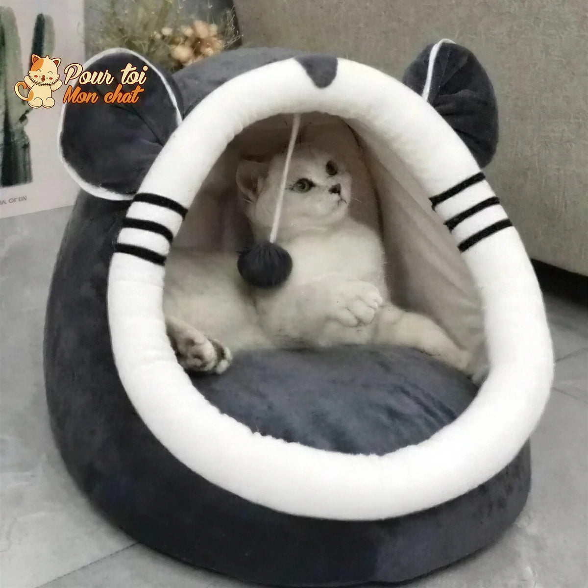 Lit Douillet pour Chat - Nidminou™ Pour toi Mon chat